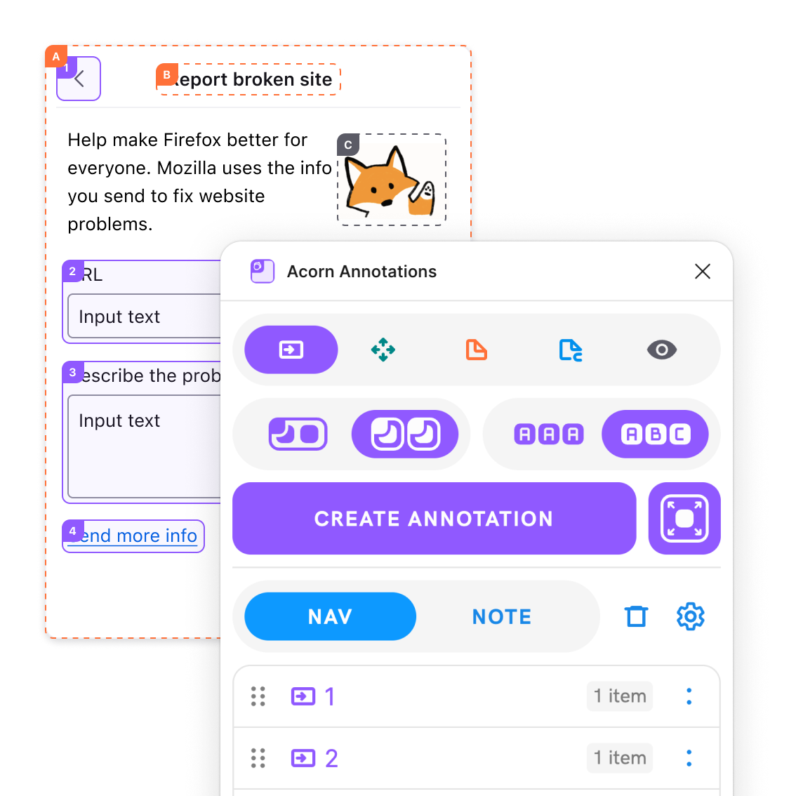 A11y annotation components in Figma