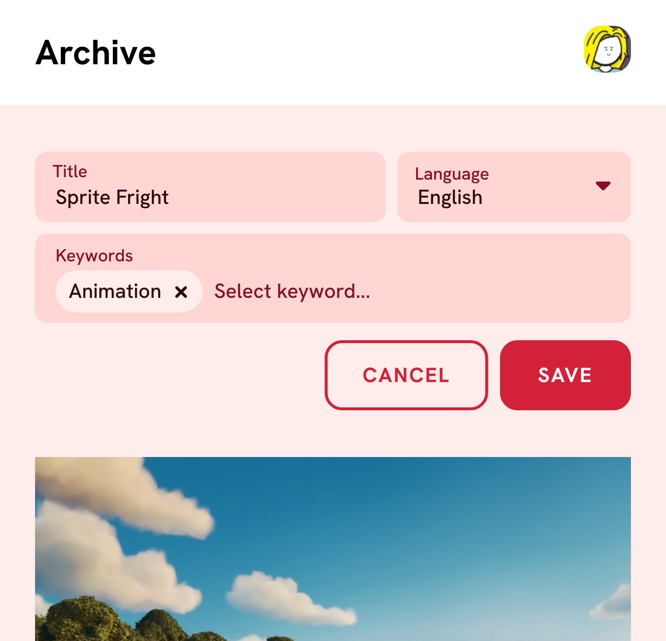 Archive tagging and organization